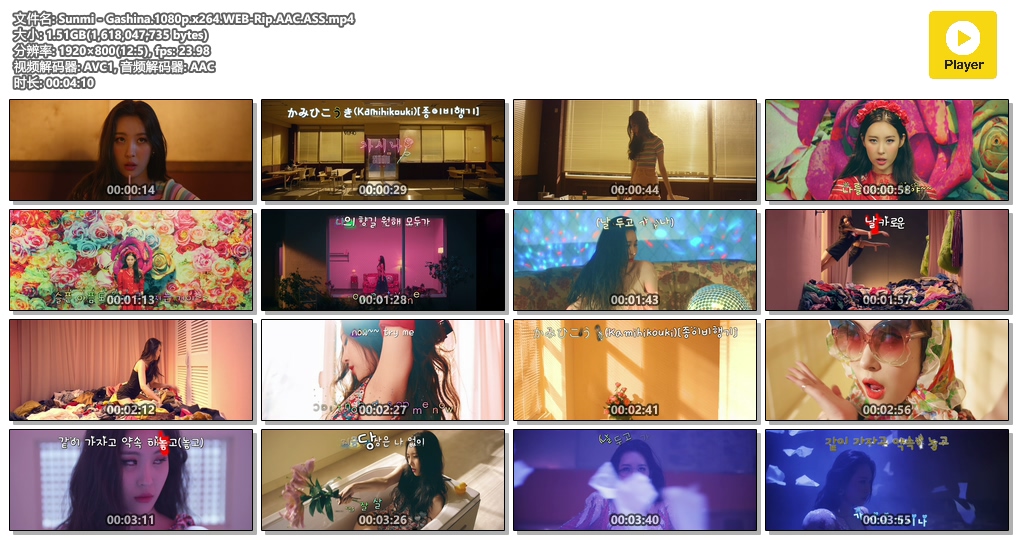 Sunmi - Gashina.1080p.x264.WEB-Rip.AAC.ASS.mp4