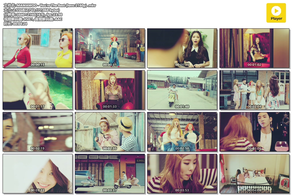 MAMAMOO - You're The Best (hevc 2160p) .mkv