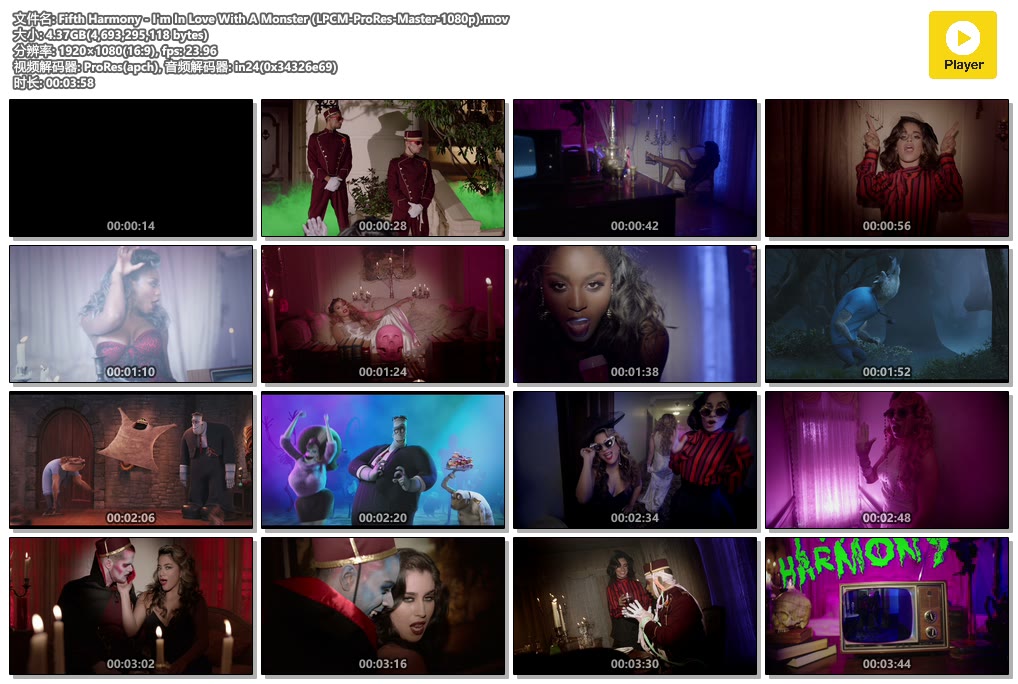 Fifth Harmony - I'm In Love With A Monster (LPCM-ProRes-Master-1080p).mov