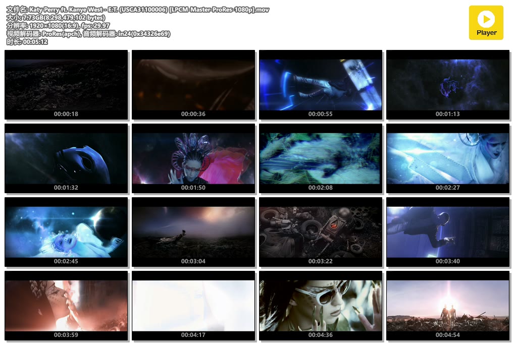 Katy Perry ft. Kanye West - E.T. (USCA31100006) [LPCM-Master-ProRes-1080p].mov