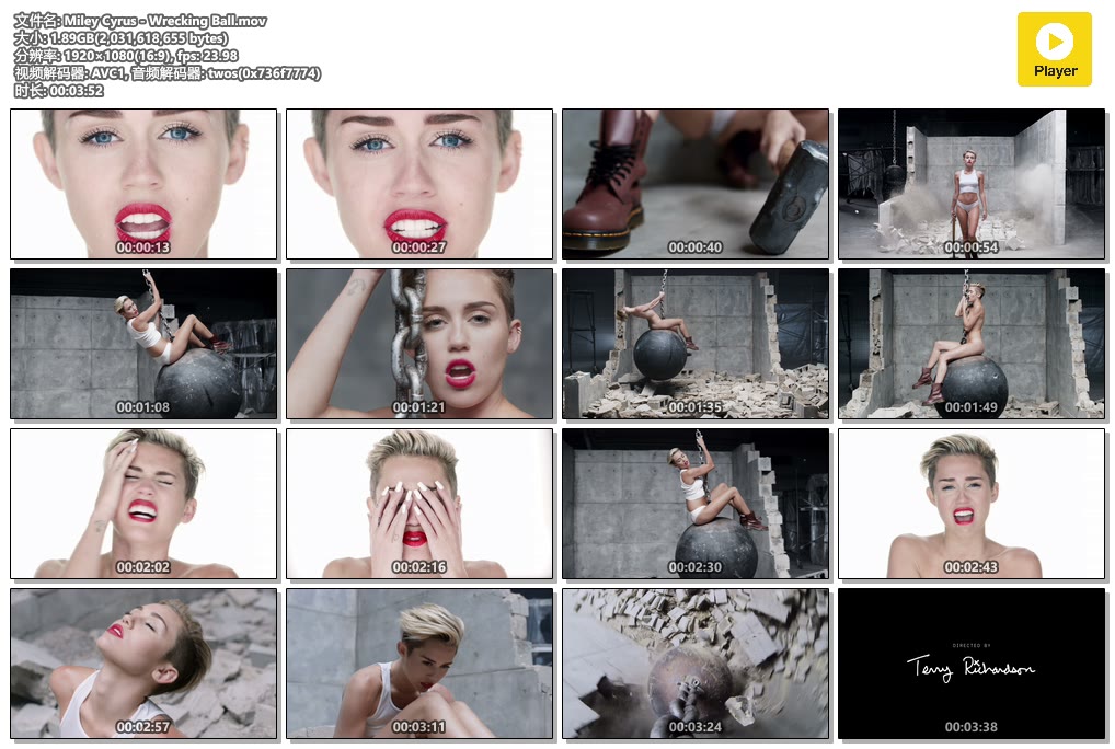 Miley Cyrus - Wrecking Ball.mov