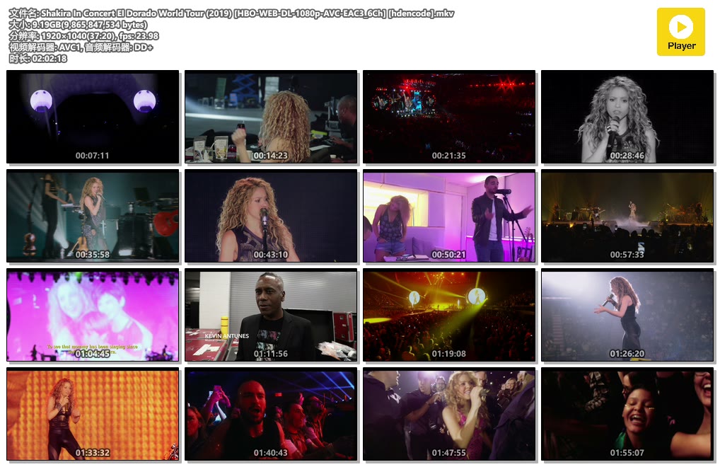 Shakira In Concert El Dorado World Tour (2019) [HBO-WEB-DL-1080p-AVC-EAC3_6Ch] [hdencode].mkv