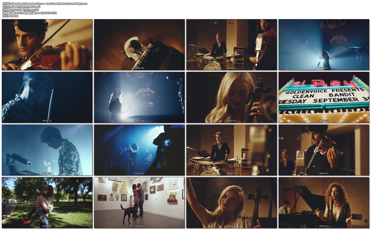 Clean Bandit feat. Jess Glynne - Real Love [Master Prores 1080p].