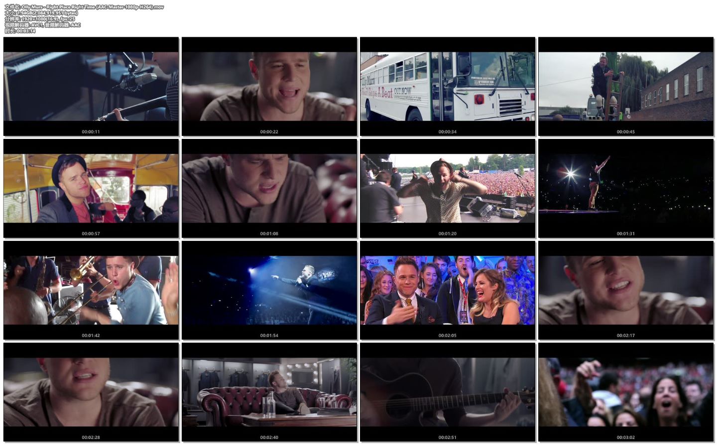 Olly Murs - Right Place Right Time (AAC-Master-1080p-H264).