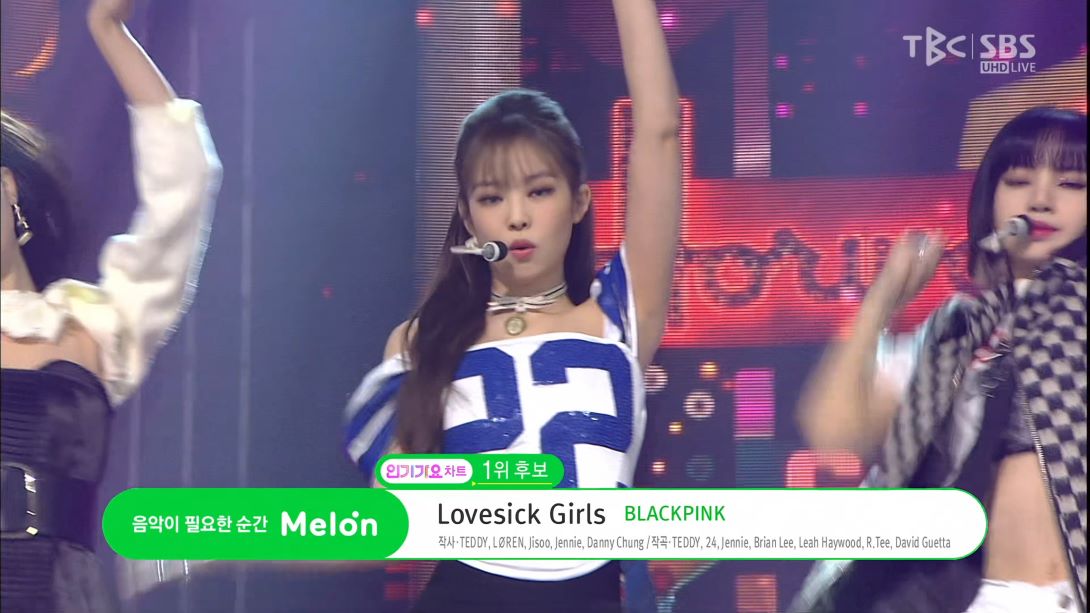 SBS UHD Inkigayo - BLACKPINK - Lovesick Girls.mp4_20201104_203356
