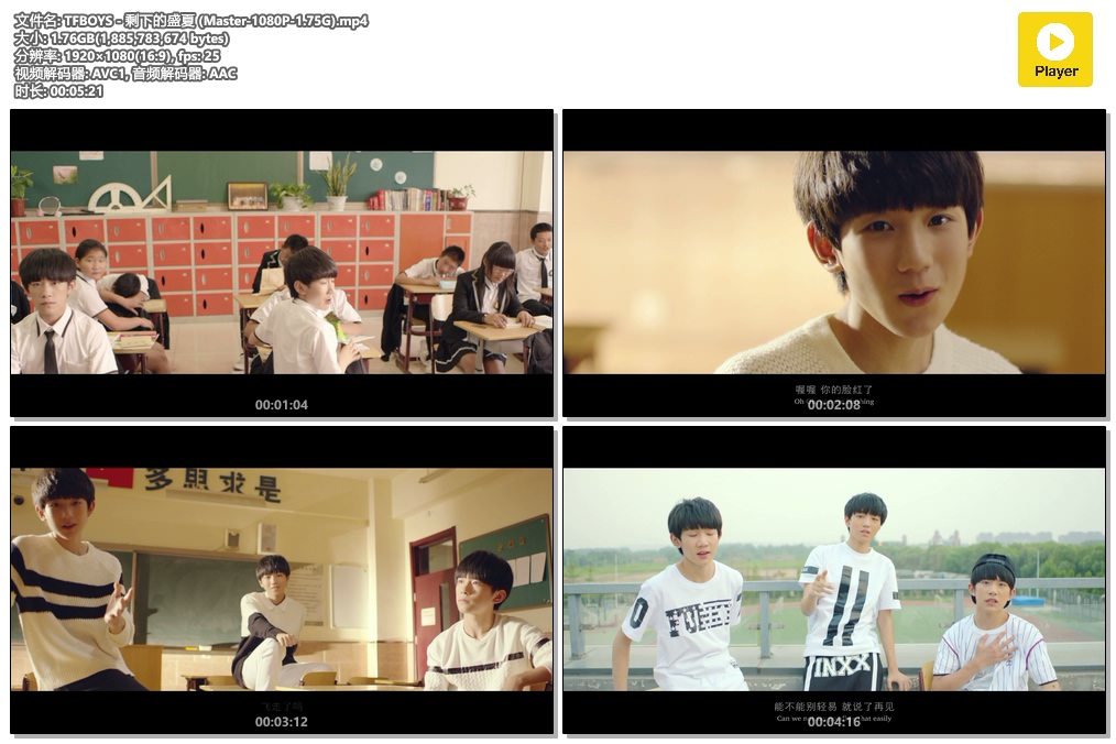 TFBOYS - 剩下的盛夏 (Master-1080P-1.75G).mp4