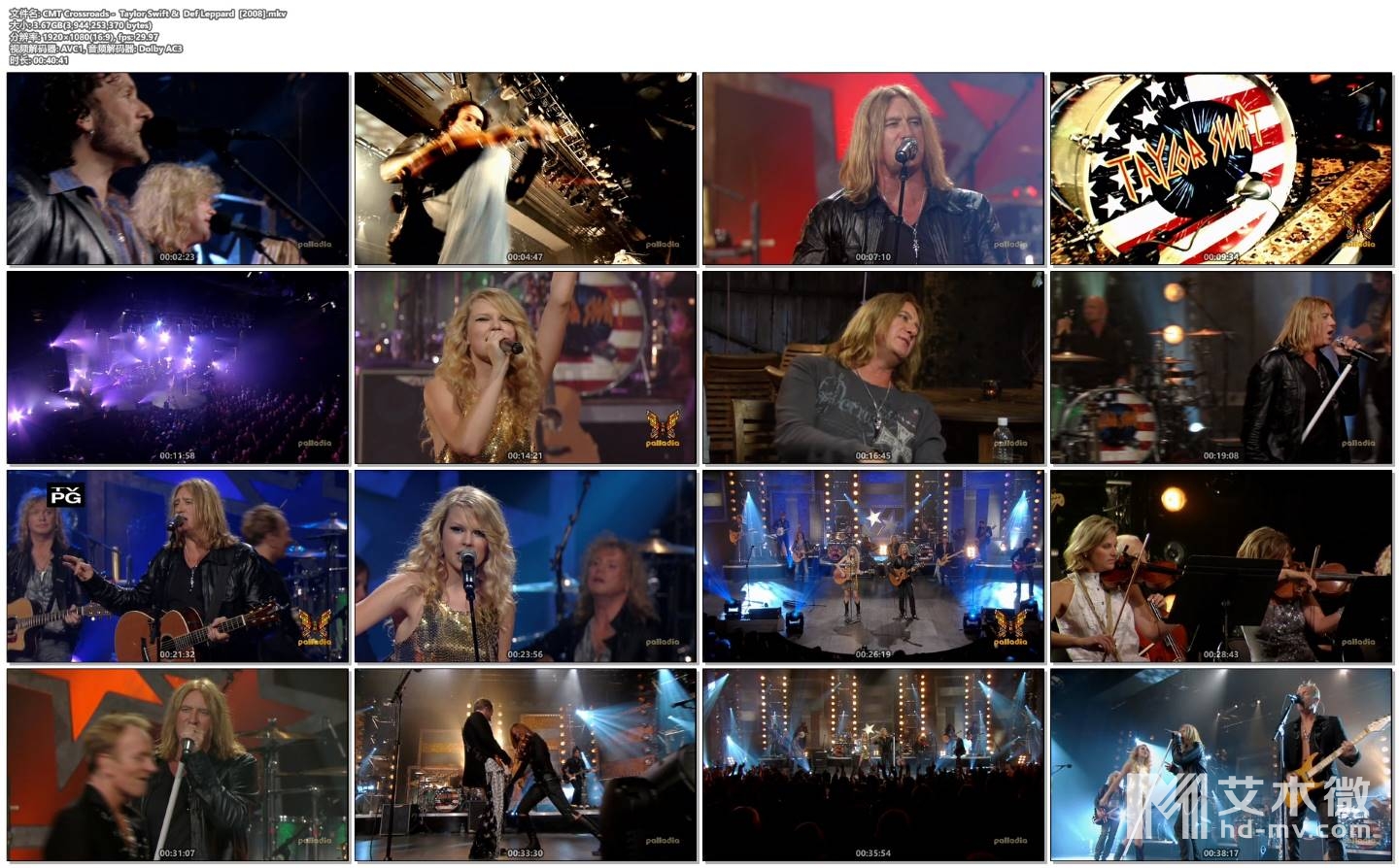 CMT Crossroads - Taylor Swift & Def Leppard [2008]