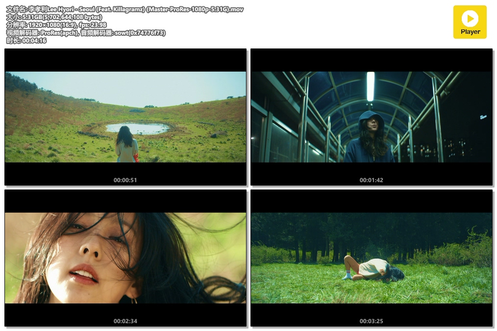 李孝利Lee Hyori - Seoul (Feat. Killagramz) (Master-ProRes-1080p-5.31G).mov