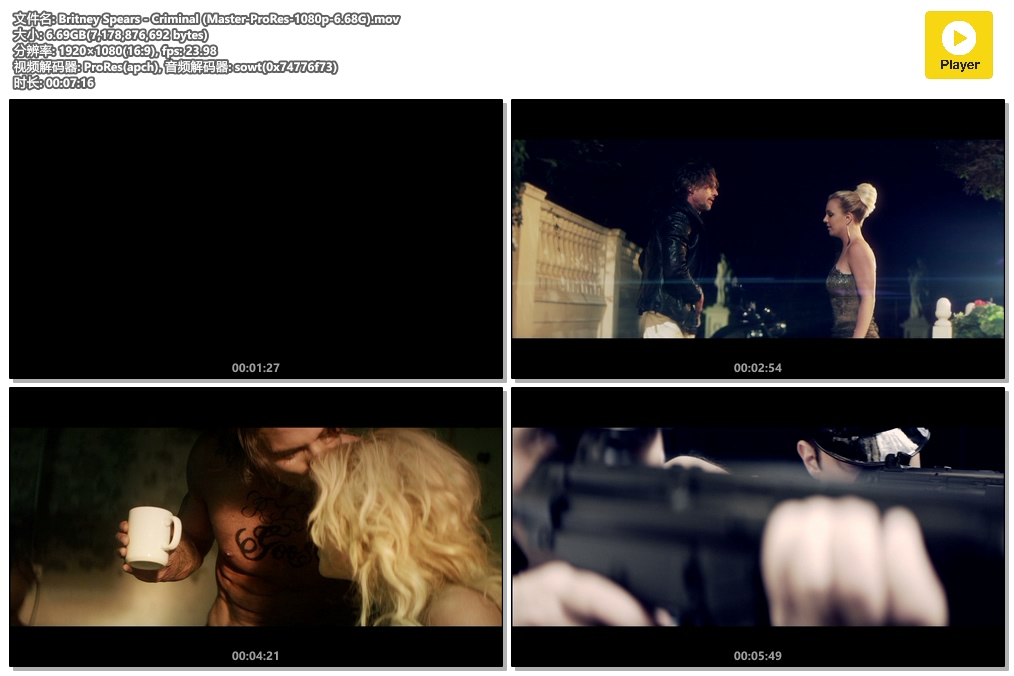 Britney Spears - Criminal (Master-ProRes-1080p-6.68G).mov