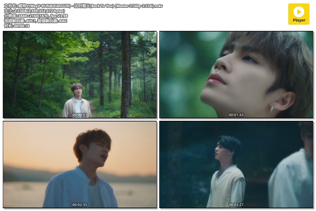 威神V(WayV-KUN&XIAOJUN) - 这时烟火(Back To You) (Master-2160p-2.23G).m4v